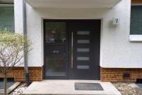 Aluminium-Haustür nach Austausch