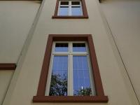 Holz-Fenster mit Bleiverglasung Denkmalschutz in Frankfurt