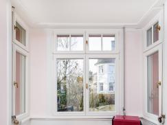 Holz-Fenster traditionell