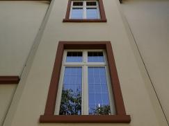Holz-Fenster mit Bleiverglasung Denkmalschutz in Frankfurt