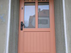 Holz-Haustür nachher