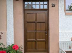 Altbau-Haustür mit Oberlicht