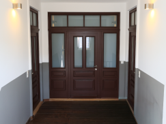 Altbau Haustür Holz Innenansicht