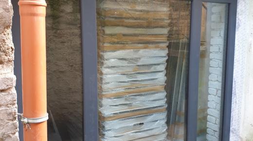 Fensterfront mit Rahmen in Anthrazit in Frankfurt