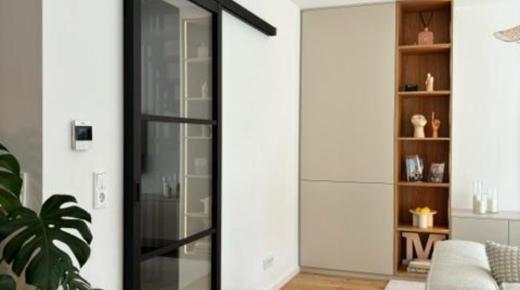 Schiebetür im Loft-Design in Frankfurt
