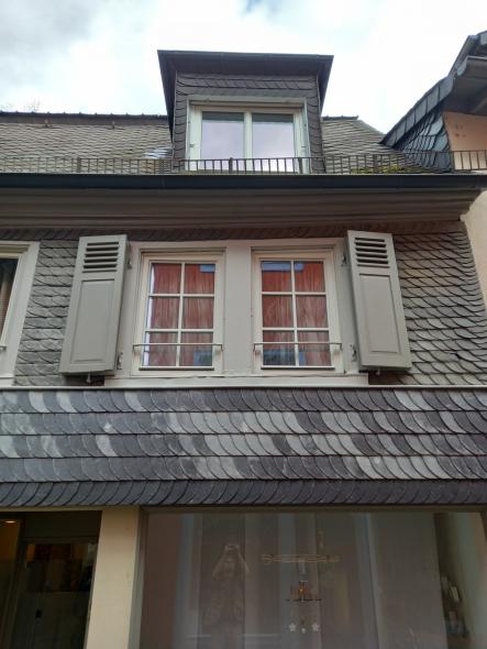 Sprossenfenster mit Klappläden in Frankfurt