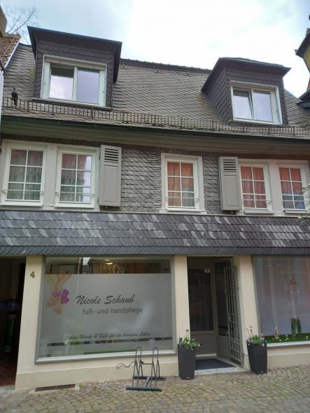 Sprossenfenster mit Klappläden in Frankfurt