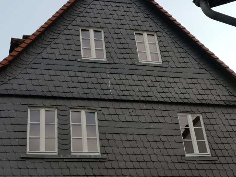 Fachwerkhaus mit Sprossenfenstern in Hofheim