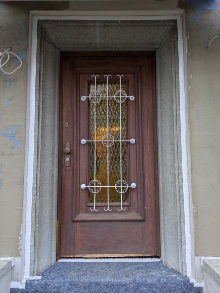 Holz-Haustür vorher