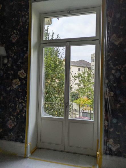 Balkontür Innenansicht